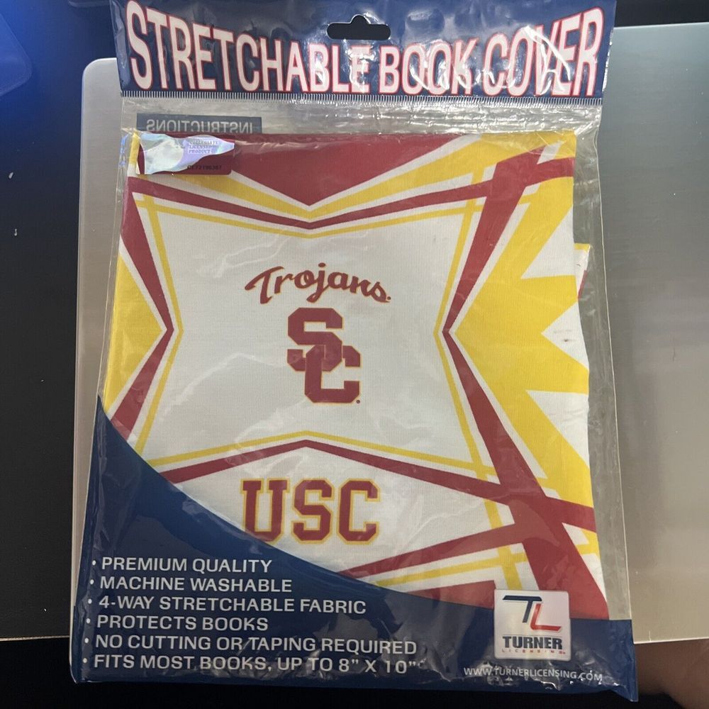 Book Cover USC College California Stretchable‎ Fabric Protective Book Covers